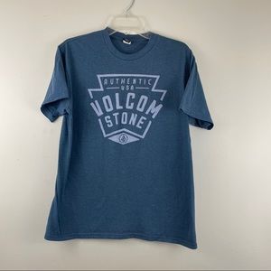 Volcom Print Mens Short Sleeve Shirt Top Size M